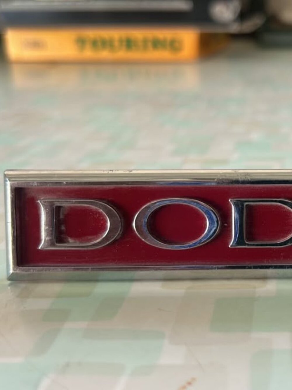 1975 76 77 DODGE CORONET CHARGER B BODY OEM MOPAR GRILL EMBLEM 3781043 41/2” lon